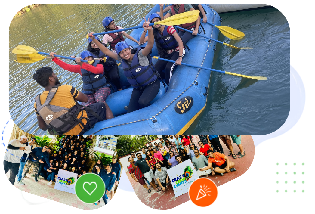 Crazy Crew Events – More Than Events, We Create Impact collage
